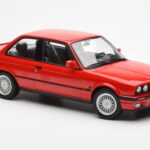 BMW 325i E30 Červený Norev 1:18 - image 4 of 6