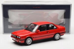 BMW 325i E30 Červený Norev 1:18 183202 Kov – obrázok 6 z 6