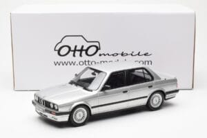 BMW 325i E30 Strieborný Otto 1:18 OT912 Živica – obrázok 6 z 6