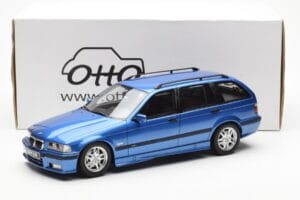 BMW 328i E36 Touring M Package Modrý Otto 1:18 OT358 Živica – obrázok 6 z 6
