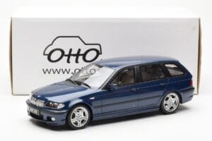 BMW 330i E46 Touring Modrý Otto 1:18 OT251 Živica – obrázok 6 z 6