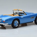 BMW 507 Modrá Norev 1:18 - image 2 of 6