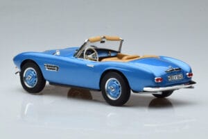 BMW 507 Modrá Norev 1:18 183234 Kov – obrázok 5 z 6