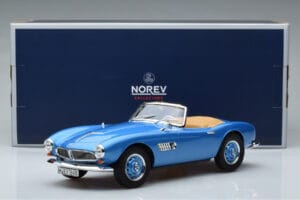 BMW 507 Modrá Norev 1:18 183234 Kov – obrázok 6 z 6
