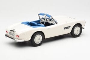 BMW 507 Roadster Biely Norev 1:18 183232 Kov – obrázok 2 z 6