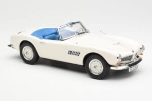 BMW 507 Roadster Biely Norev 1:18 183232 Kov – obrázok 4 z 6