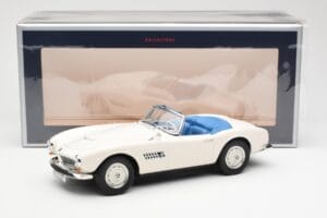 BMW 507 Roadster Biely Norev 1:18 183232 Kov – obrázok 6 z 6