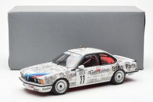 BMW 635 CSi E24 #11 D. Quester / M. Tassin / M. Heger 24 Hours of Spa 1986 AUTOart 1:18 80430145826 Kov – obrázok 8 z 8