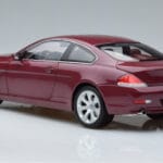 BMW 645Ci E63 Tmavo Červený Kyosho 1:18 08701CR Kov - image 6 of 7