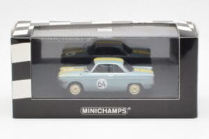 BMW 700 Sport #64 Hulbusch / Stausberg 12 Hours of Nurburgring 1961 Minichamps 1:43 400612364 Kov – obrázok 4 z 4