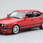 BMW Alpina B10 E34 Biturbo Červený Otto 1:18