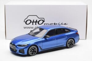 BMW i4 M50 G26 Modrý Otto 1:18 OT453 Živica – obrázok 6 z 6