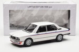 BMW M535i E12 Biely Norev 1:18 183265 Kov – obrázok 5 z 5