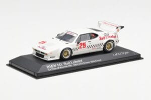 BMW M1 IMSA #25 Red Lobster Cowart / Miller LA Times Grand Prix Winner 1981 Minichamps 1:43 430812525 Kov – obrázok 2 z 4