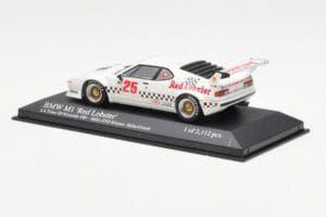 BMW M1 IMSA #25 Red Lobster Cowart / Miller LA Times Grand Prix Winner 1981 Minichamps 1:43 430812525 Kov – obrázok 3 z 4