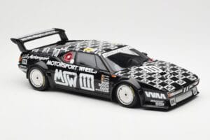 BMW M1 #111 Team MK Motorsport J-L. Witmeur / Krankenberg / Libert 24 Hours of Le Mans 1986 Minichamps 1:18 180862911 Kov – obrázok 6 z 8