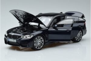 BMW M3 F80 Competition Modrý Norev 1:18 183236 Kov – obrázok 2 z 7