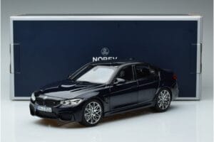 BMW M3 F80 Competition Modrý Norev 1:18 183236 Kov – obrázok 7 z 7