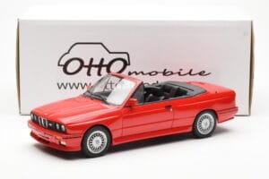BMW M3 E30 Kabriolet Červený Otto 1:18 OT077 Živica – obrázok 6 z 6