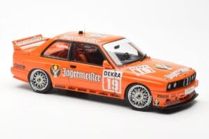 BMW M3 E30 #19 A. Hahne Jägermeister DTM 1992 AUTOart 1:18 89248 Kov – obrázok 6 z 8