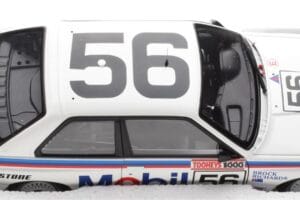 BMW M3 E30 #56 P. Brock / J. Richards Mobil Bathurst 1000 1988 AUTOart 1:18 88847 Kov – obrázok 8 z 9
