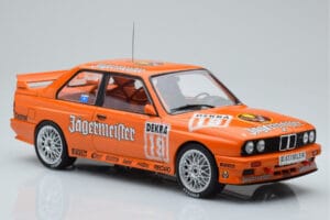 BMW M3 E30 Jagermeister #19 A. Hahne DTM Nurburgring 1992 IXO 1:18 18RMC082A Kov – obrázok 4 z 6
