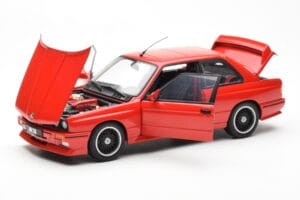 BMW M3 E30 Sport Evolution Cecotto Edition Červený AUTOart 1:18 70566 Kov – obrázok 2 z 8