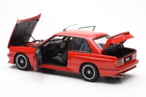 BMW M3 E30 Sport Evolution Cecotto Edition Červený AUTOart 1:18 70566 Kov – obrázok 5 z 8