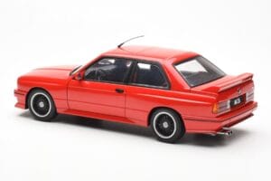 BMW M3 E30 Sport Evolution Cecotto Edition Červený AUTOart 1:18 70566 Kov – obrázok 7 z 8