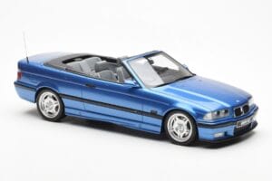 BMW M3 E36 Kabriolet Modrý Otto 1:18 OT279 Živica – obrázok 4 z 5