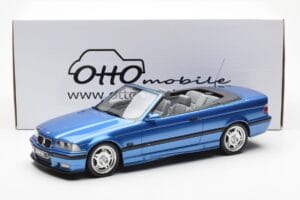 BMW M3 E36 Kabriolet Modrý Otto 1:18 OT279 Živica – obrázok 5 z 5