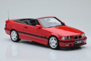 BMW M3 E36 Kabriolet Červený Otto 1:18 OT1048 Živica – obrázok 4 z 6
