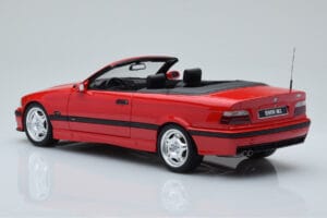BMW M3 E36 Kabriolet Červený Otto 1:18 OT1048 Živica – obrázok 5 z 6