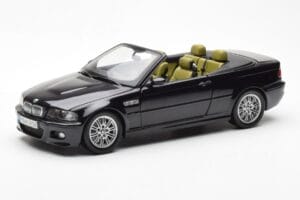 BMW M3 E46 Kabriolet Čierny Kyosho 1:18 80430024431