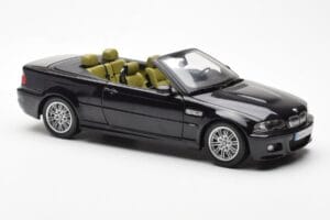 BMW M3 E46 Kabriolet Čierny Kyosho 1:18 80430024431 Kov – obrázok 6 z 8