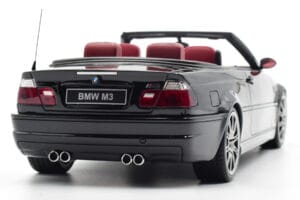 BMW M3 E46 Kabriolet Čierny Otto 1:18 OT380 Živica – obrázok 7 z 9