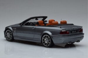 BMW M3 E46 Kabriolet Šedý Otto 1:18 OT1006 Živica – obrázok 5 z 6
