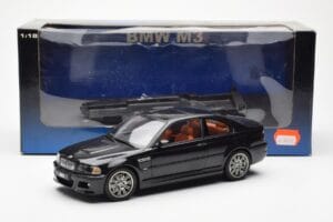 BMW M3 E46 Čierny AUTOart 1:18 70541 Kov – obrázok 8 z 8