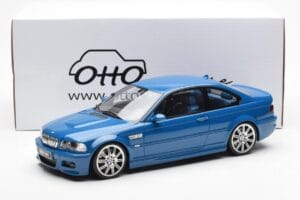 BMW M3 E46 Modrý Otto 1:18 OT790 Živica – obrázok 6 z 6