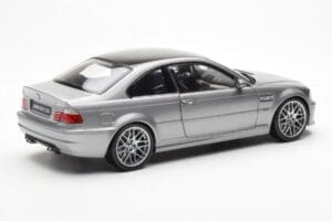 BMW M3 E46 CSL Šedý Kyosho 1:18 80430302734 Kov – obrázok 3 z 8