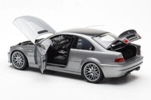 BMW M3 E46 CSL Šedý Kyosho 1:18 80430302734 Kov – obrázok 5 z 8
