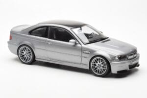 BMW M3 E46 CSL Šedý Kyosho 1:18 80430302734 Kov – obrázok 6 z 8