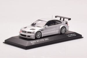 BMW M3 E46 GTR Street Strieborný Minichamps 1:43 403012105 Kov – obrázok 2 z 4
