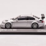 BMW M3 E46 GTR Street Strieborný Minichamps 1:43