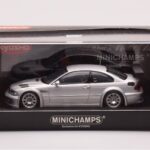 BMW M3 E46 GTR Street Strieborný Minichamps 1:43 - image 4 of 4