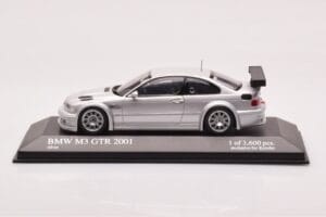 BMW M3 E46 GTR Street Strieborný Minichamps 1:43 403012105