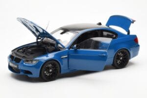 BMW M3 E92 Laguna Seca Blue Kyosho 1:18 08734LBL Kov – obrázok 2 z 8