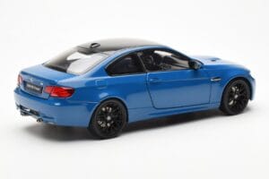 BMW M3 E92 Laguna Seca Blue Kyosho 1:18 08734LBL Kov – obrázok 3 z 8