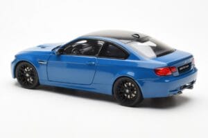 BMW M3 E92 Laguna Seca Blue Kyosho 1:18 08734LBL Kov – obrázok 7 z 8