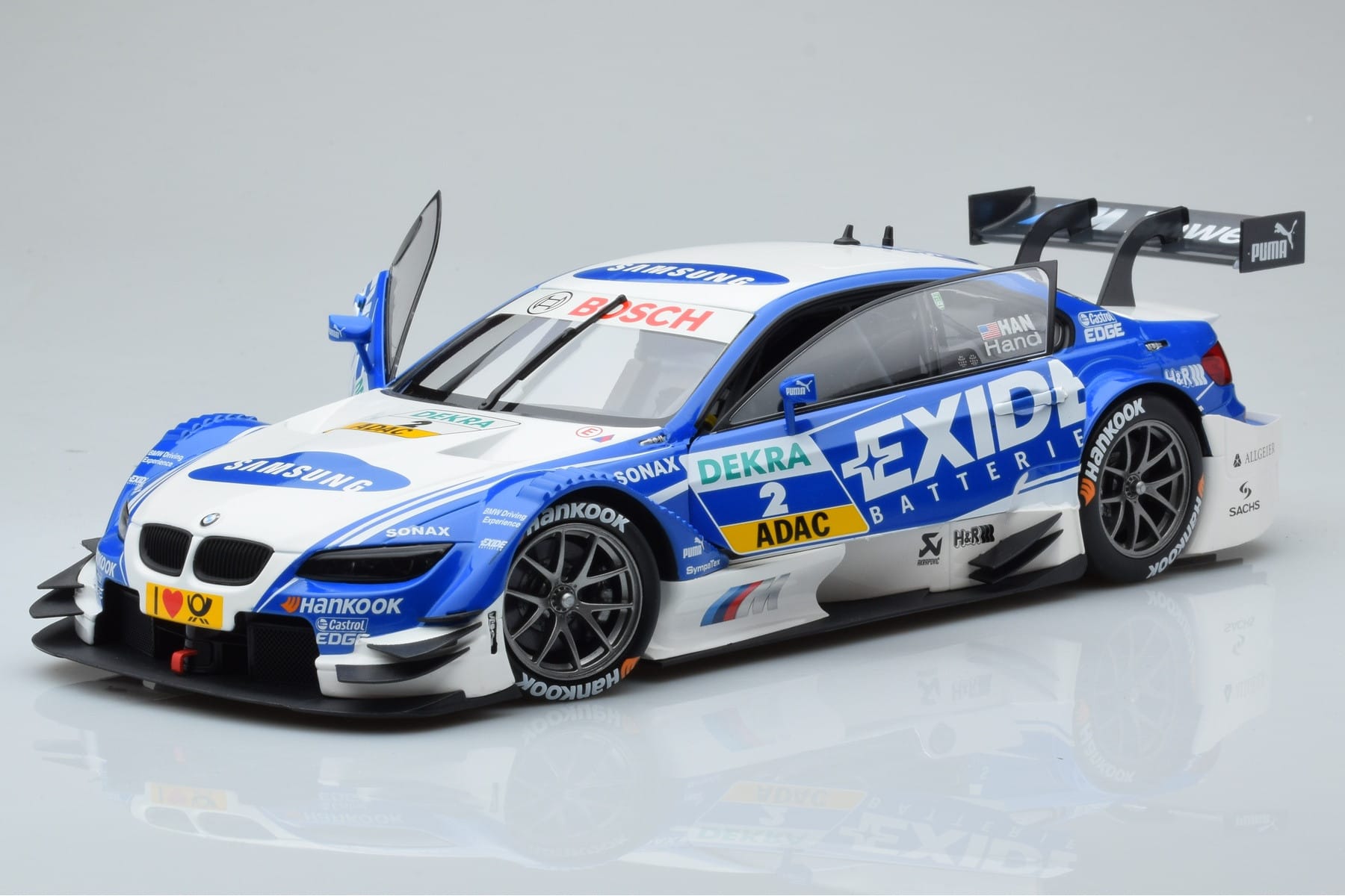 BMW M3 #2 BMW Team RMG A.J. Hand DTM 2012 Minichamps 1:18 100122202 Kov – obrázok 2 z 8